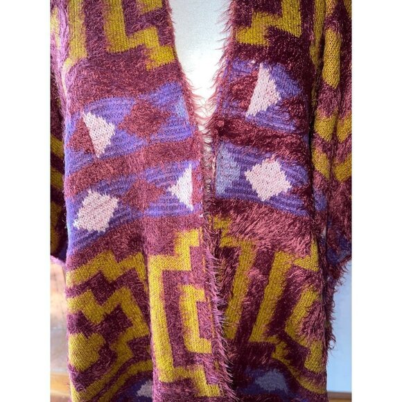 Free People Magenta Dreams Kimono Poncho -- OS -- NWTS - Picture 11 of 12